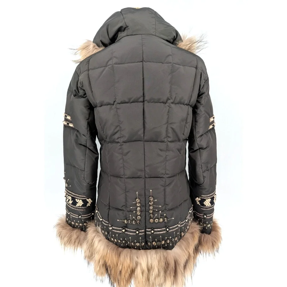 True vintage. RARE Bogner Jacket with Fur Trim - Picture 7 of 16